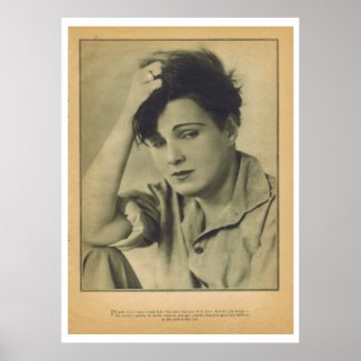 Leatrice Joy silent movie star poster