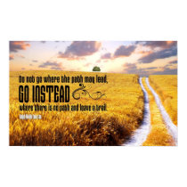 Leave a Trail Motivational Poster