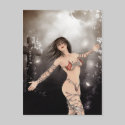 Leave It All Behind Gothic Fantasy Art Postcard by darkdreams Leave It All Behind Gothic Fantasy Art Postcard