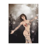 Leave It All Behind Gothic Fantasy Art  Postcard
