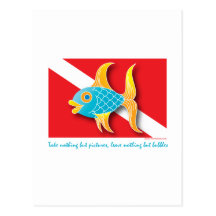 Leave Nothing But Bubbles Postcard