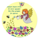 Leave Room In Your Garden For The Angels To Dance Stickers