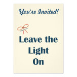 Leave The Light On Reminders Card