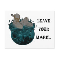 leave ur mark... postcards