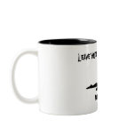 Leave you pole at home - bowfishing coffee mug