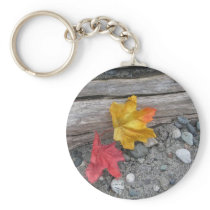 Leaves Adrift Key Chains