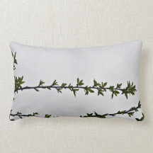 Leaves against cloudy sky pillows