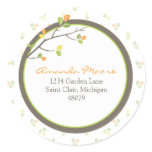 Leaves and Branches Address Label/Favor Sticker