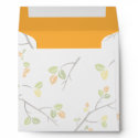 Leaves and Branches Custom Envelope envelope