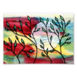 Leaves and Ink Transparent Layers Photo Art