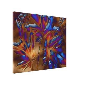 Leaves Art 5 Stretched Canvas Print