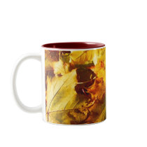 Leaves customizable mug by ohgreeting Leaves customizable mug