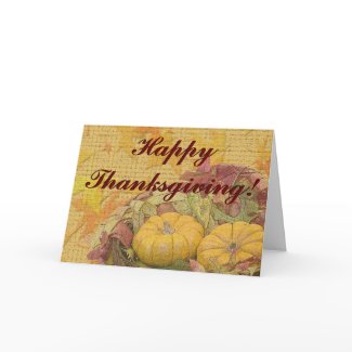 Leaves & Gourds card