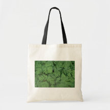 Leaves of Dutchman's breeches Canvas Bags