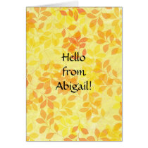 Leaves of Summer Laptop Skin cards