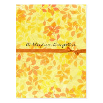 Leaves of Summer Postcard postcards