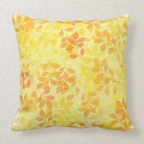 Leaves of Summer throw pillow. pillows
