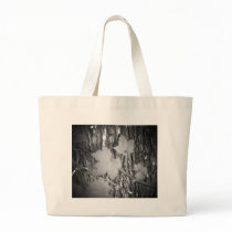 Leaves on Bark Canvas Bag