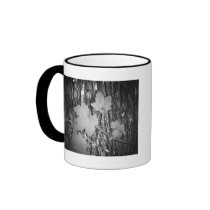 Leaves on Bark Coffee Mugs