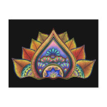 Leaves Postcard