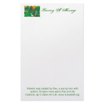 Leaves Stationary Customized Stationery