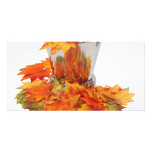 LeavesIceBucket062109 Photo Card Template
