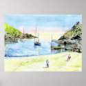 'Leaving at Low-tide' Print