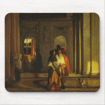 Leaving for the Walk Mousepads