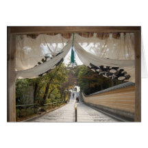 Leaving Kinkakuji Card