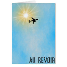 Leaving on a jet plane Card