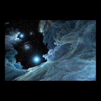 Leaving the Poseidon Nebula -2009 posters