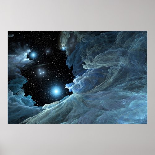 Leaving the Poseidon Nebula -2009 print
