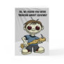 Leaving Us Greeting Card