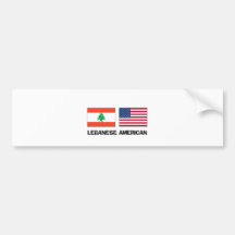 Lebanese American Bumper Stickers