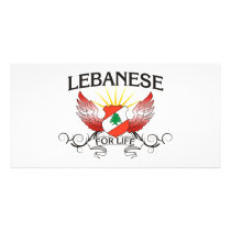 Lebanese For Life Custom Photo Card