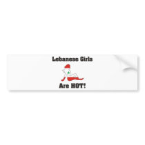 Lebanese Girls Are Hot bumper stickers