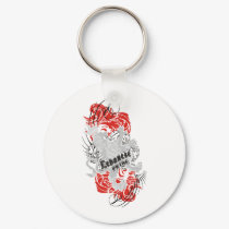 Lebanese Pride keychains by EthnoShirts Lebanese Pride keychains