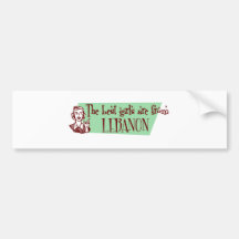 LEBANON BUMPER STICKER