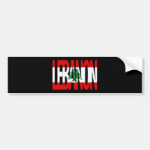 LEBANON Bumpersticker Bumper Stickers