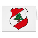 Lebanon Coat of Arms cards
