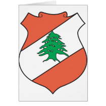 Lebanon - Coat Of Arms Greeting Card