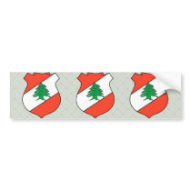 Lebanon Coat of Arms detail Bumper Sticker
