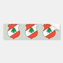 Lebanon Coat of Arms detail Bumper Sticker