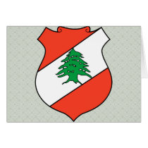 Lebanon Coat of Arms detail Greeting Card