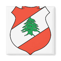 Lebanon Coat of Arms detail Magnet