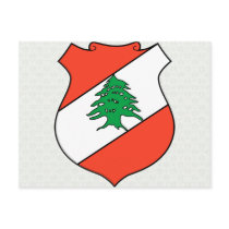 Lebanon Coat of Arms detail Postcards