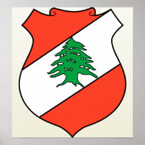 Lebanon Coat of Arms detail Print