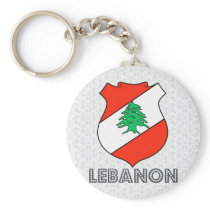 Lebanon Coat of Arms Keychain