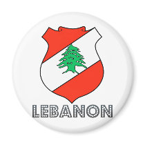 Lebanon Coat of Arms Magnet