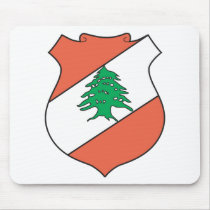 Lebanon - Coat Of Arms Mouse Pads
